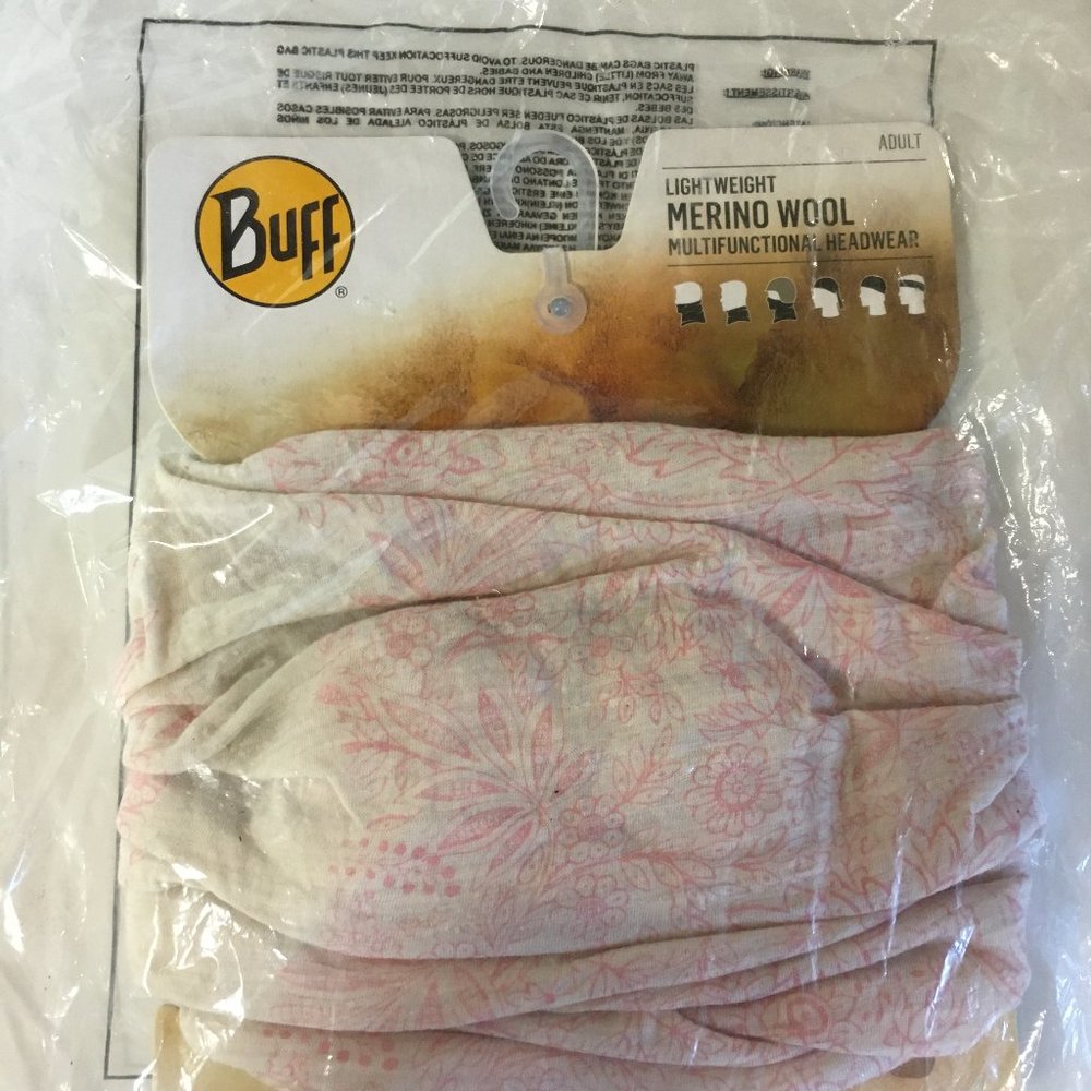BUFF Merino Wool Neck Gaiter Head Covering Headban